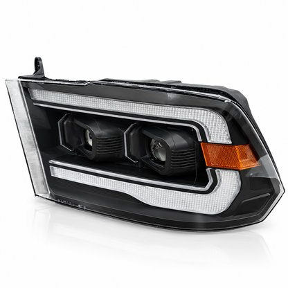 Ram Performance dual LED projector headlight side view